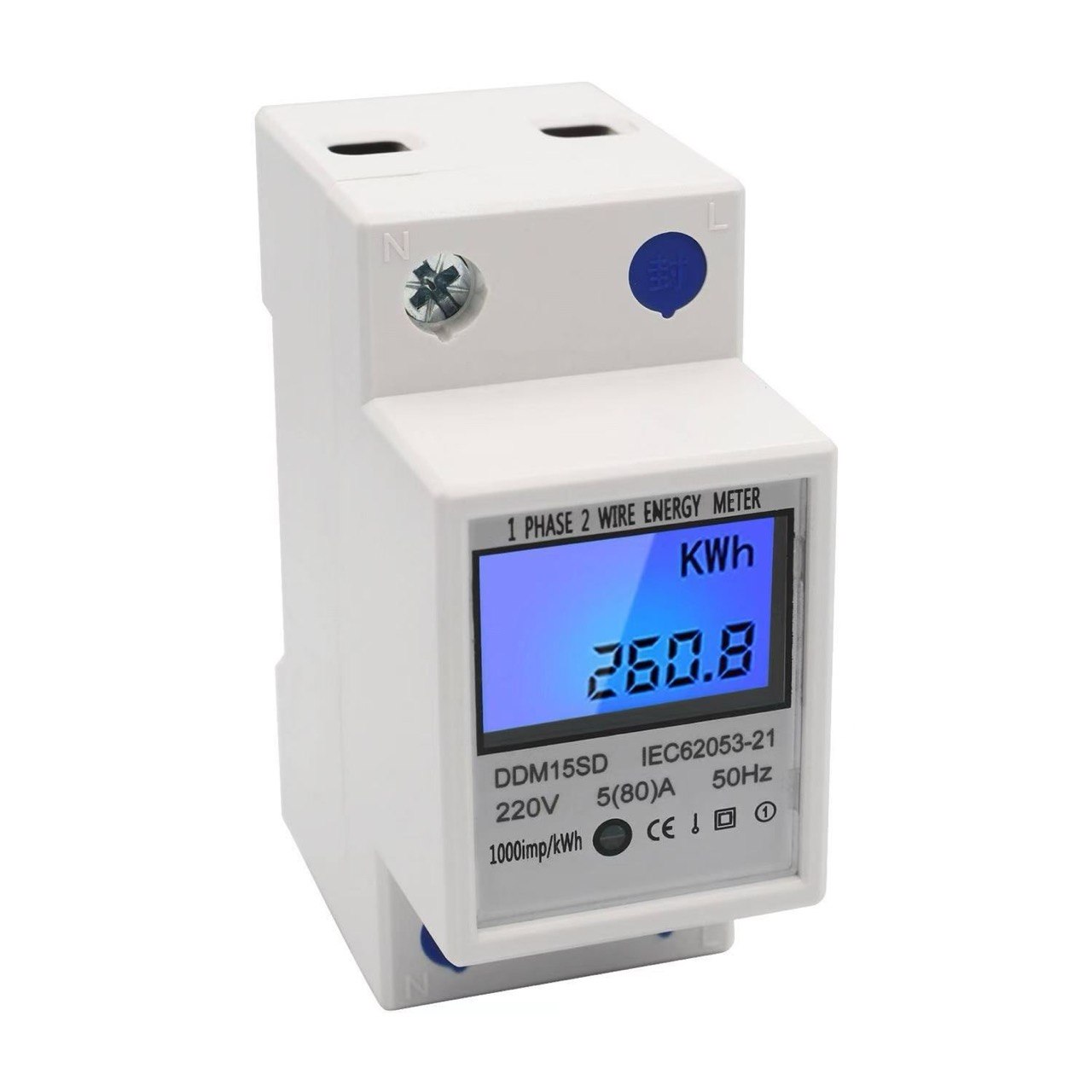 Low or medium voltage electricity meters